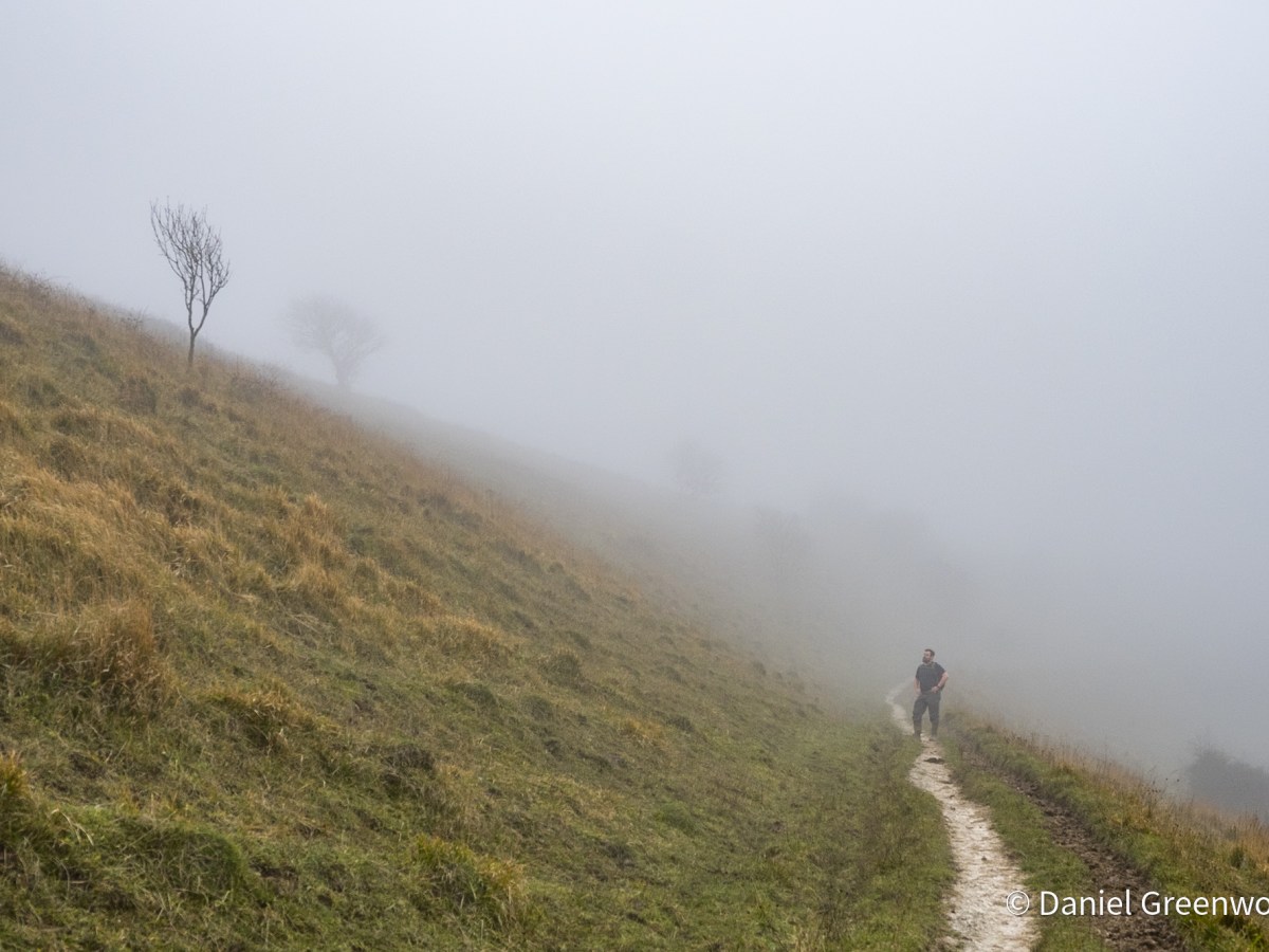 South Downs: Ditchling in the&nbsp;mist