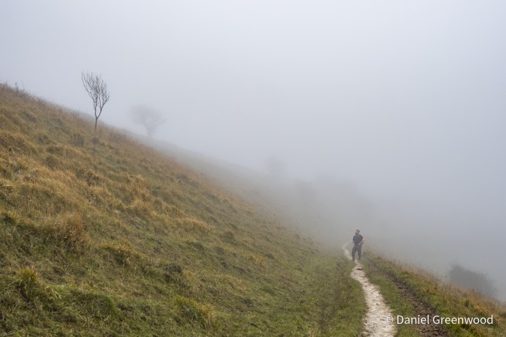 South Downs: Ditchling in the&nbsp;mist